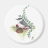 Aimant Nuthatch Bird Art (Devant)