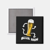 Aimant NV004 Fun Beer s For Men Women Beer a run (Recto/Verso)