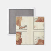 Aimant NY pluviométrie, population, altitude, température (Recto/Verso)