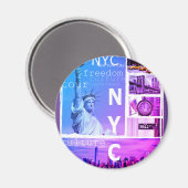 Aimant Nyc Liberty Statue New York (Recto/Verso)