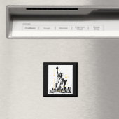 Aimant Nyc New York Brooklyn Bridge Liberty Statue Mens _ (In Situ (Lave-vaisselle))