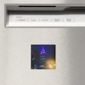 Aimant NYC Skyscraper Purple Empire State Building Nuit (In Situ (Lave-vaisselle))