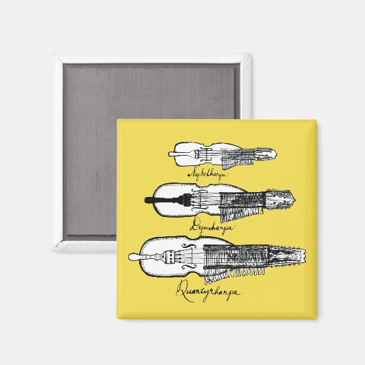 Aimant Nyckleharpa (Recto/Verso)
