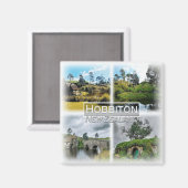 Aimant NZ0022 Océanie, Nouvelle-Zélande, Hobbiton, réfrig (Recto/Verso)