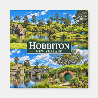 Aimant NZ0022 Océanie, Nouvelle-Zélande, Hobbiton, réfrig