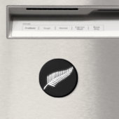 Aimant NZ Silver Fern Emblem national Emblem Patriotique  (In Situ (Lave-vaisselle))