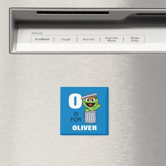 Aimant O est pour Oscar le Groupe | Ajouter Votre Nom (In Situ (Lave-vaisselle))