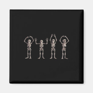 Aimant O-h-i-o State Skeleton Lover Ohio Halloween Hommes