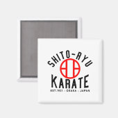 Aimant O-ryu Karate Japan Martial Arts  (Recto/Verso)