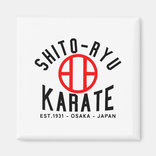 Aimant O-ryu Karate Japan Martial Arts  (Devant)