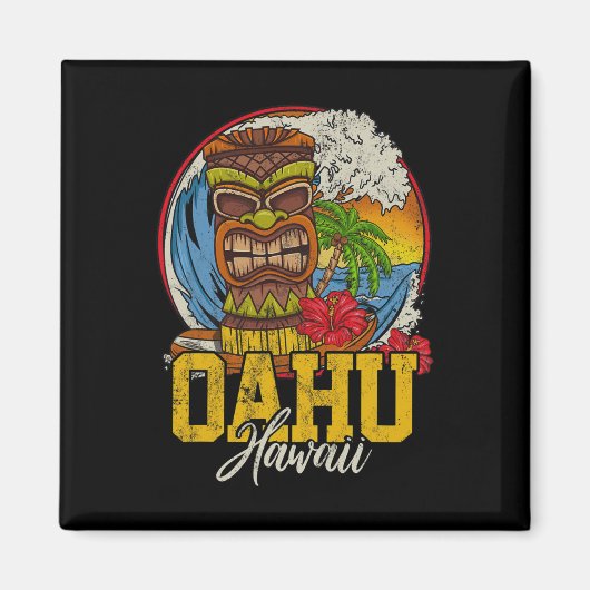 Aimant Oahu Hawaï (Devant)
