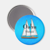 Aimant Oahu Hawaii (Recto/Verso)