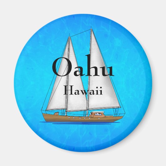 Aimant Oahu Hawaii (Devant)