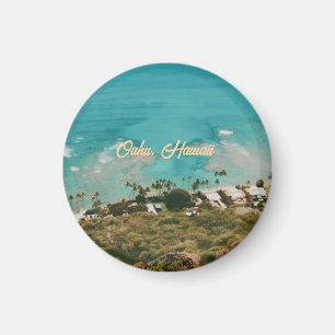 Aimant Oahu île d'Hawaii Voyage Souvenir