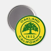 Aimant Oakland (Californie) 1852 (Recto/Verso)