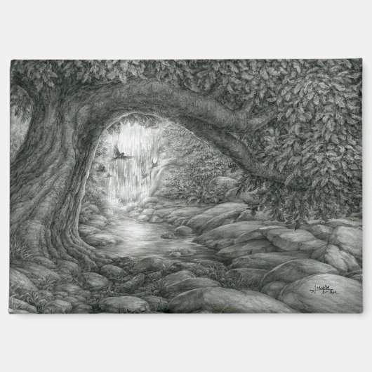 Aimant Oasis de la forêt profonde (Recto)