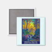 Aimant Oasis vintage en Tunisie (Recto/Verso)