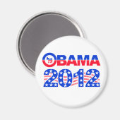 aimant OBAMA 2012 (Recto/Verso)