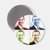 Aimant obama 4chrome (Recto/Verso)