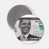Aimant obama 9 dollars Bill (Recto/Verso)