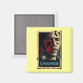 Aimant Obama change (Recto/Verso)