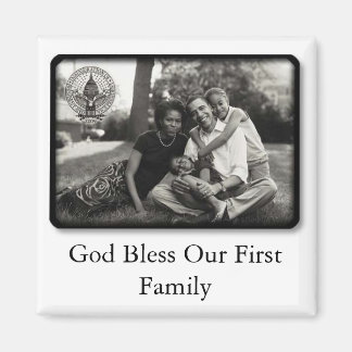 Aimant Obama ~ Dieu bénisse notre première famille