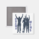 Aimant Obama gagne (Recto/Verso)