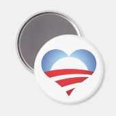 Aimant Obama Heart (Recto/Verso)