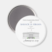 Aimant Obama Inauguration 2013 (Recto/Verso)