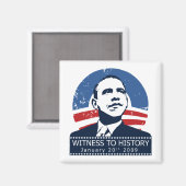 Aimant Obama inaugure (Recto/Verso)
