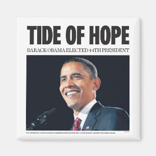 Aimant Obama : Marée d'aimant d'espoir