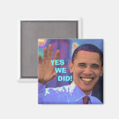 Aimant Obama Oui ! (Recto/Verso)
