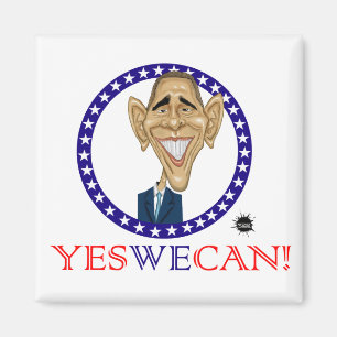 Aimant Obama oui nous pouvons !