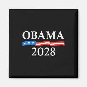 Aimant Obama pour le président 2028 Drapeau Obama 2028