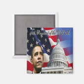 Aimant Obama, Président 2009 (Recto/Verso)