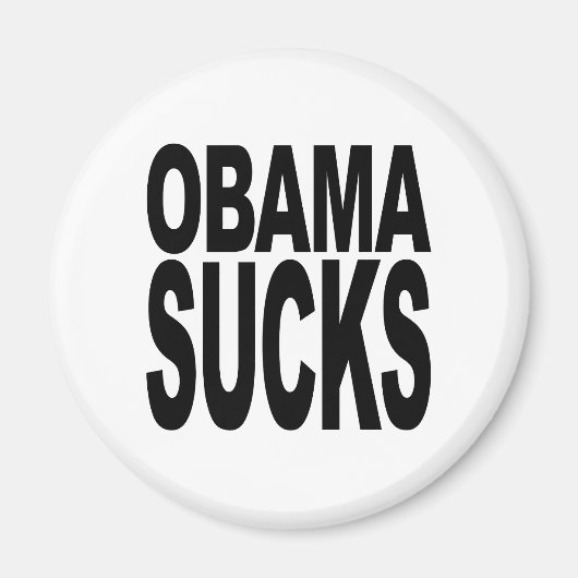 Aimant Obama Sucks (Devant)