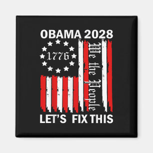 Aimant Obama Vintage rétro patriotique 2028
