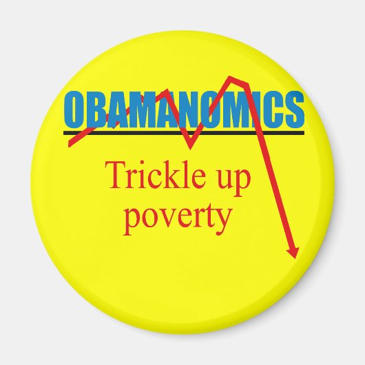 Aimant Obamanomics - Lutter contre la pauvreté (Devant)