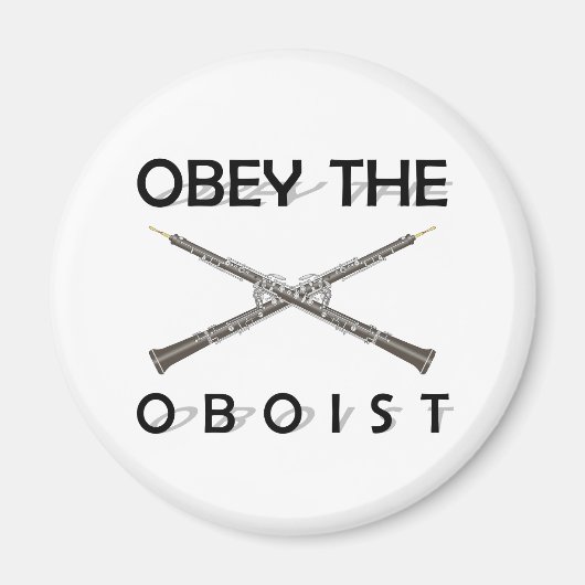 Aimant Obéissez aux Oboistes (Devant)
