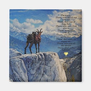 Aimant Oberhalsi Pack Chèvre/Monts Idaho/Poème/c/coeur 