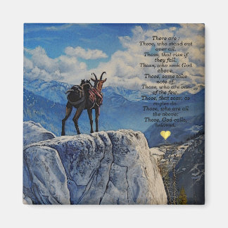 Aimant Oberhalsi Pack Chèvre/Monts Idaho/Poème/c/coeur M