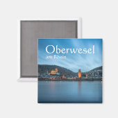 Aimant Oberwesel Allemagne Souvenir (Recto/Verso)