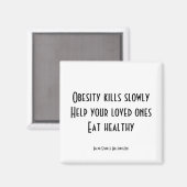 Aimant Obésité (Recto/Verso)