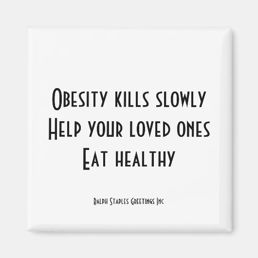 Aimant Obésité (Devant)