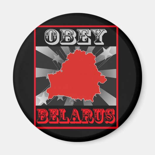 Aimant Obey Belarus (Devant)