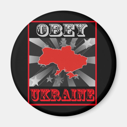 Aimant Obey Ukraine (Devant)