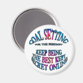 Aimant Objectif : Meilleur secret gardé en ligne (Recto/Verso)