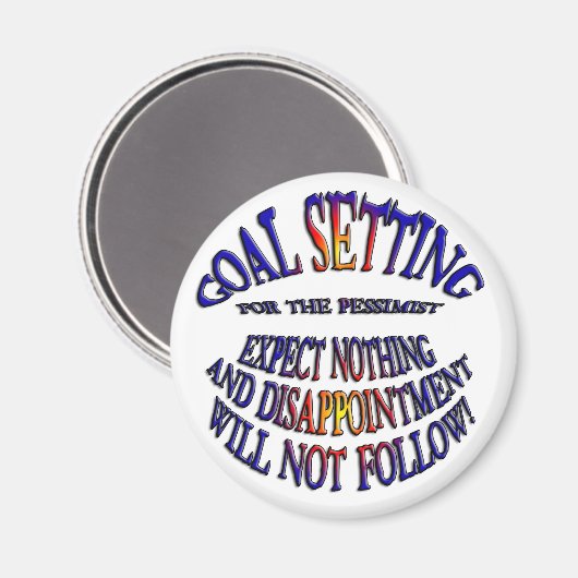 Aimant Objectif : Rien à attendre (Recto/Verso)