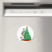 Aimant Objectifs de Corgi Cristmas (In Situ (Lave-vaisselle))