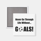 Aimant Objectifs du football (Recto/Verso)